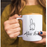 Kubek - KISS THIS - 450ml - dwustronna grafika