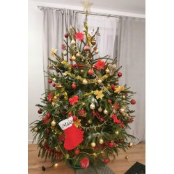 Skarpeta świąteczna na kominek - TWOJE IMIĘ