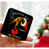 4szt. KORKOWA Podkładka wulgarna - grinch bombka