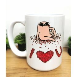 Kubek - BĘDĘ CIĘ WKURWIAĆ DO KOŃCA ŻYCIA - 450/330 ml grafika dwustronna