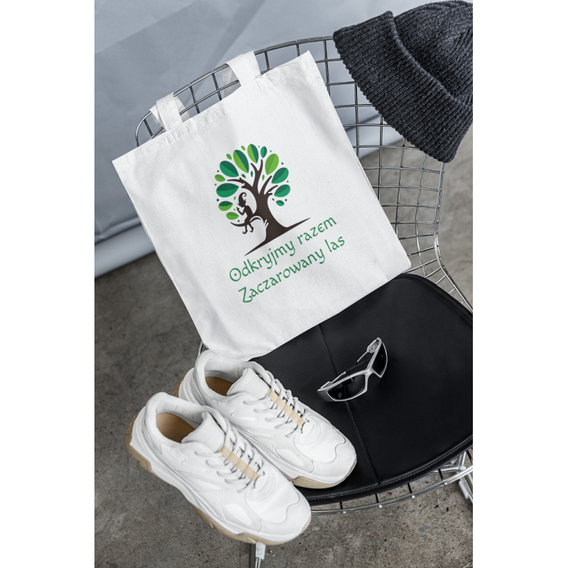 Torba na zakupy - ZACZAROWANY LAS Z LOGO