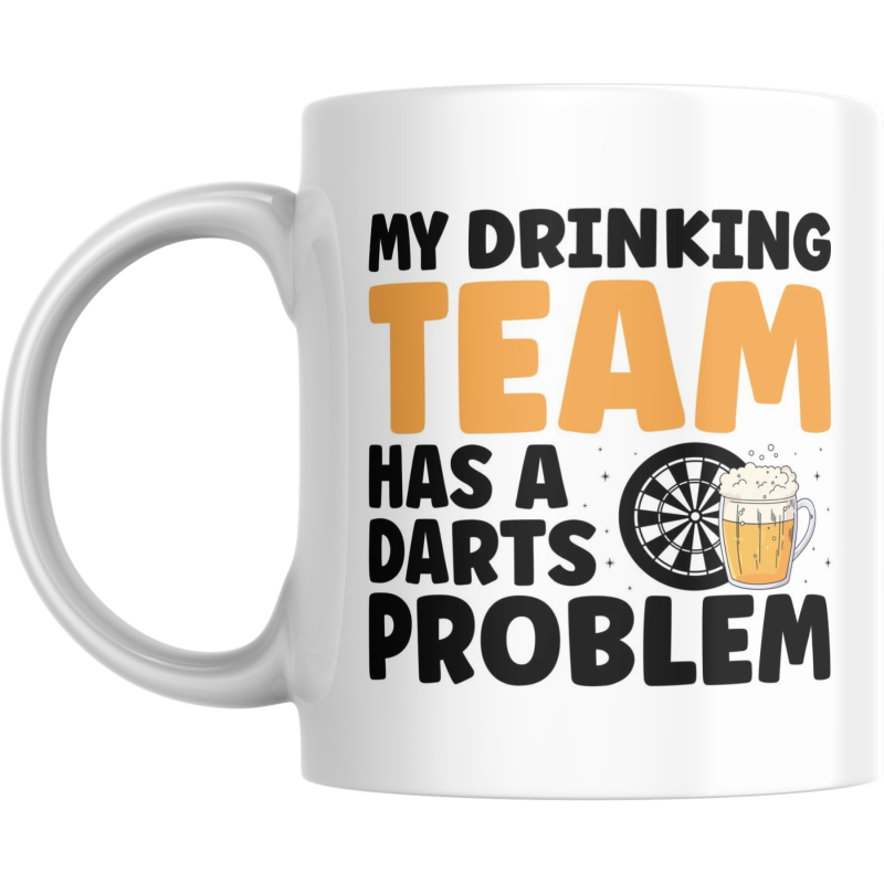 Kubek DARTS - DRINKING PROBLEM- 330/450ml