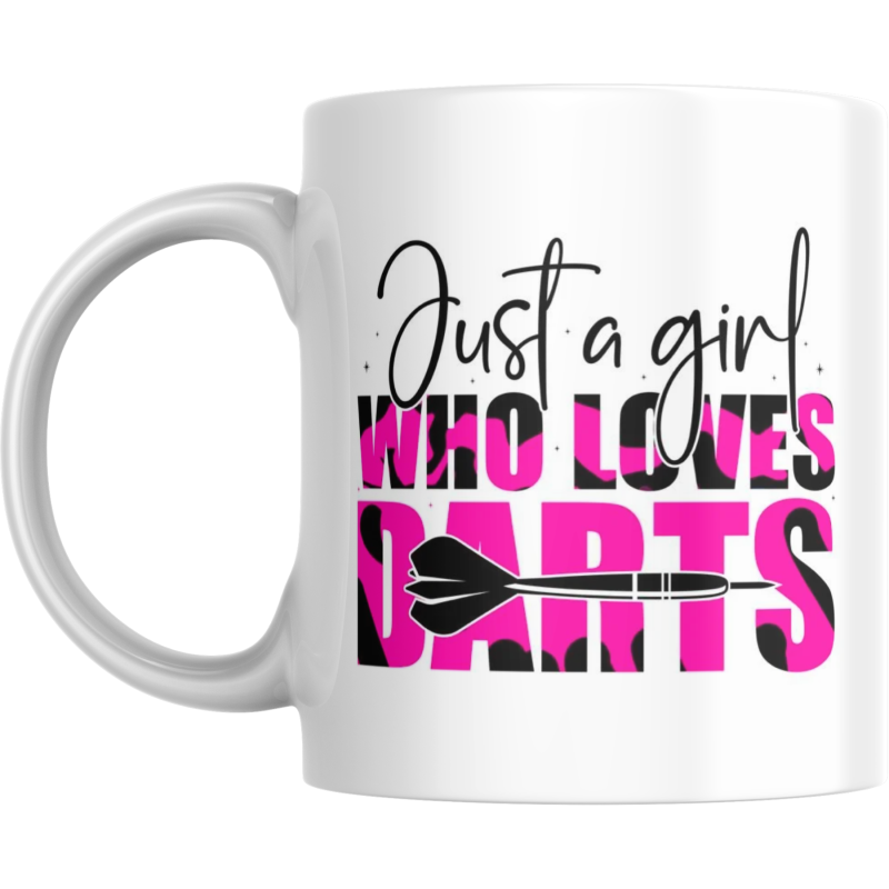Kubek DARTS - JUST A GIRL (2)- 330/450ml