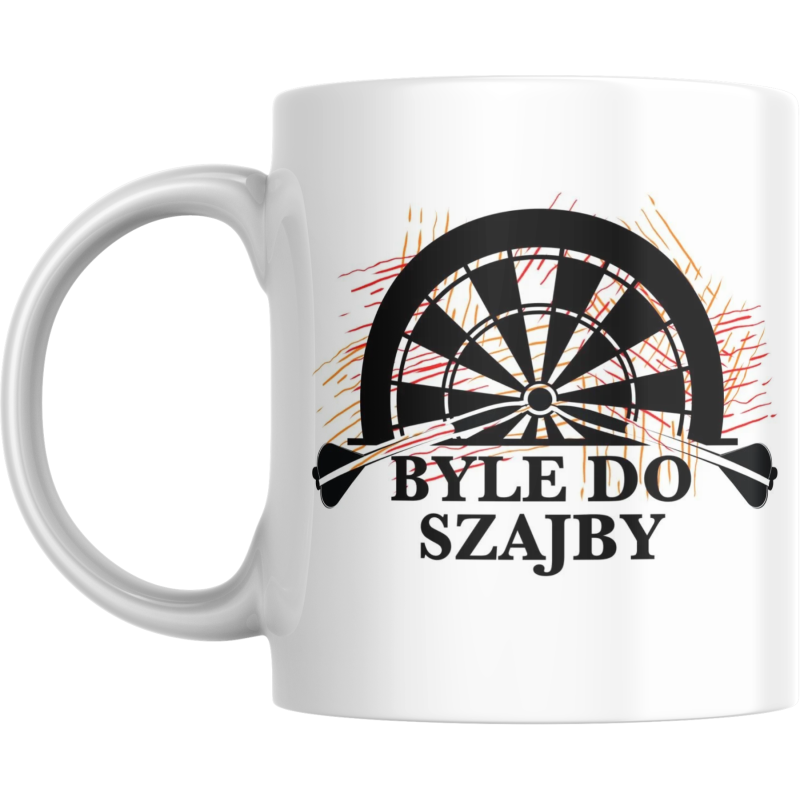 Kubek DARTS - BYLE DO SZAJBY(2) -  330/450ml