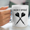 Kubek DARTS -DAŁEM CI WYGRAĆ-  330/450ml