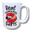 Kubek DARTS - real women play darts-  330/450ml