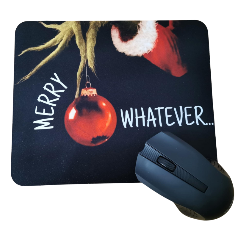 Podkładka pod mysz - GRINCH - MERRY WHATEVER