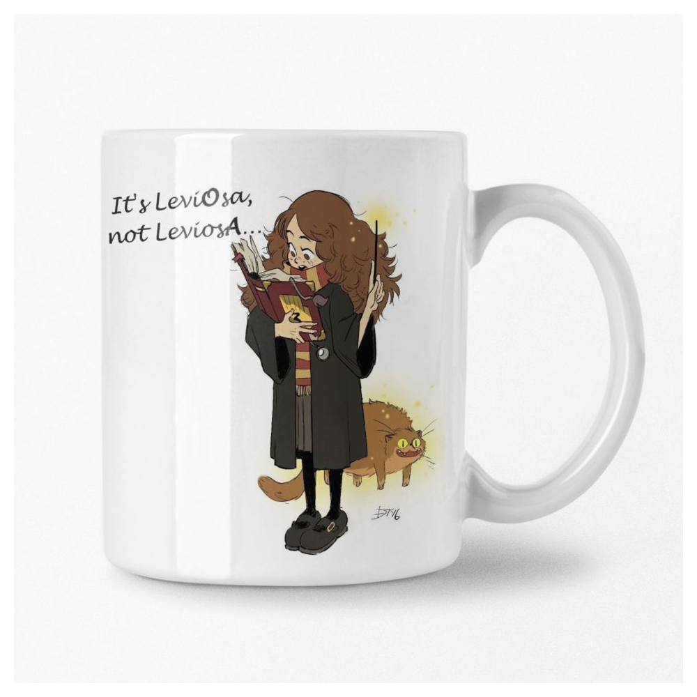 Kubek Hermiona - it's LeviOsa ,not LeviosA