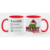 Czerwony Kubek GRINCH - Merry Whatever +starał/a się + imię